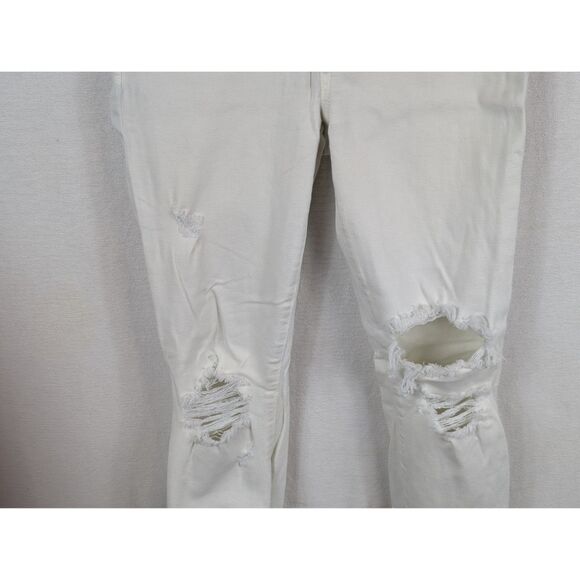 Joe's Jeans Nadeen Skinny Ankle Distressed Jeans White Women's Size 27 - Picture 3 of 13